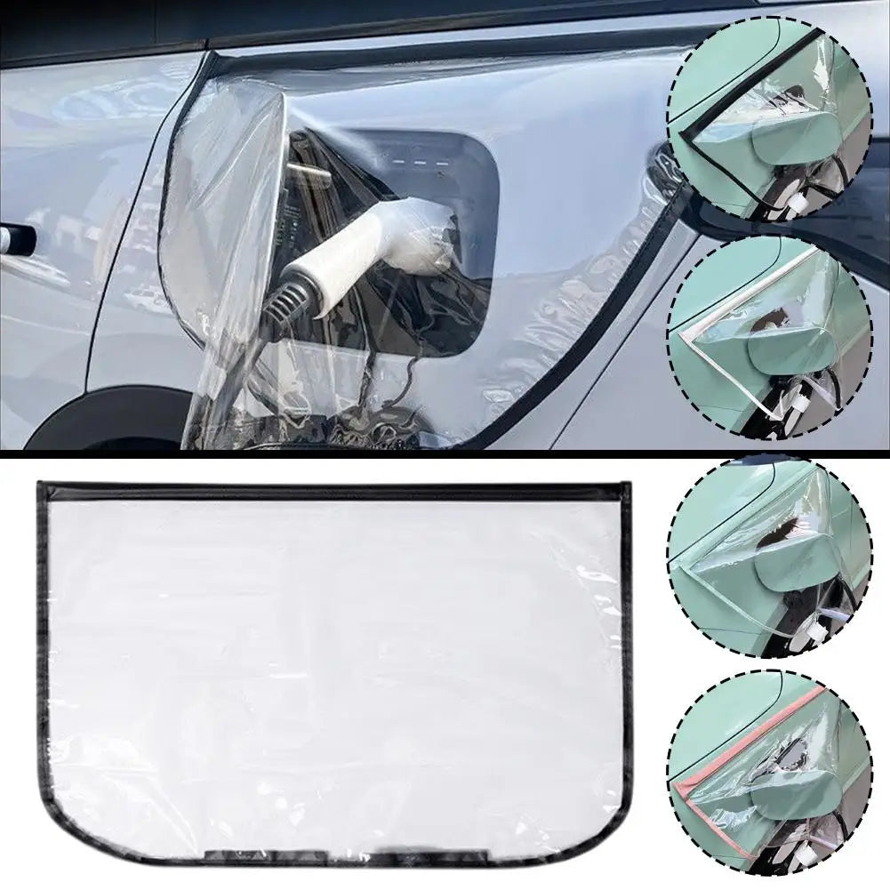 Magnetic EV Charger Port Rain Cover – Universal Waterproof