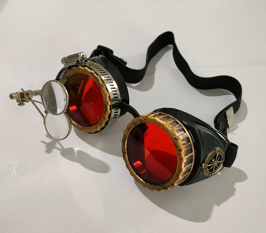 Steampunk Vintage Magnifying Goggles | Cosplay Prop