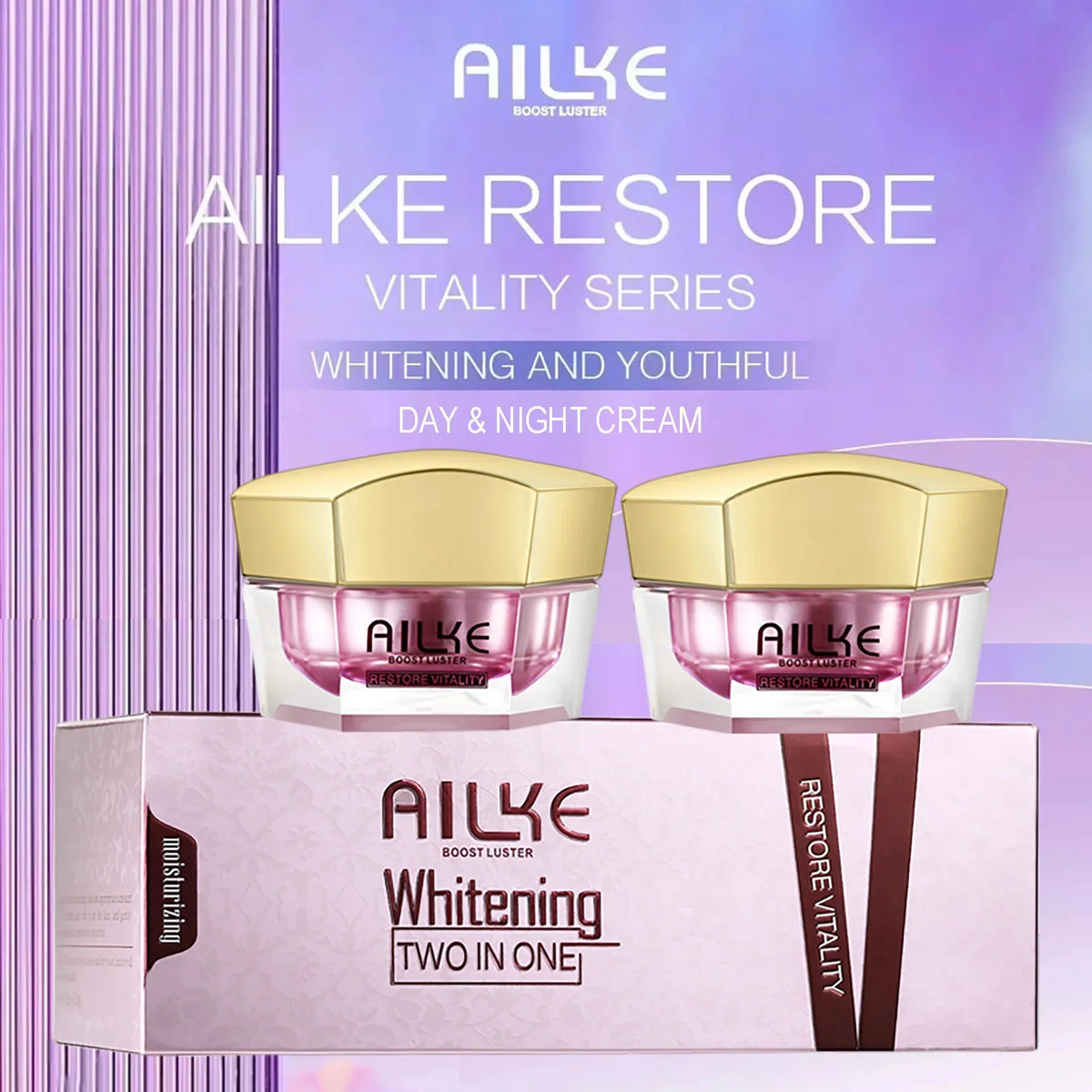 AILKE Brightening Facial Cream Set – Even Skin Tone, All Types
