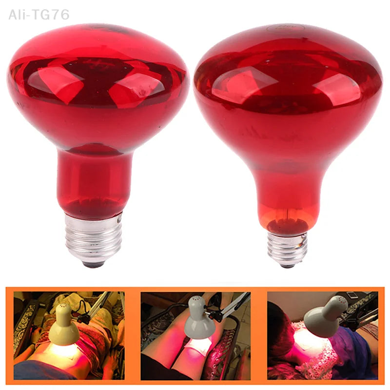 100W 150W Infrared Physiotherapy Red Heat Lamp Bulb