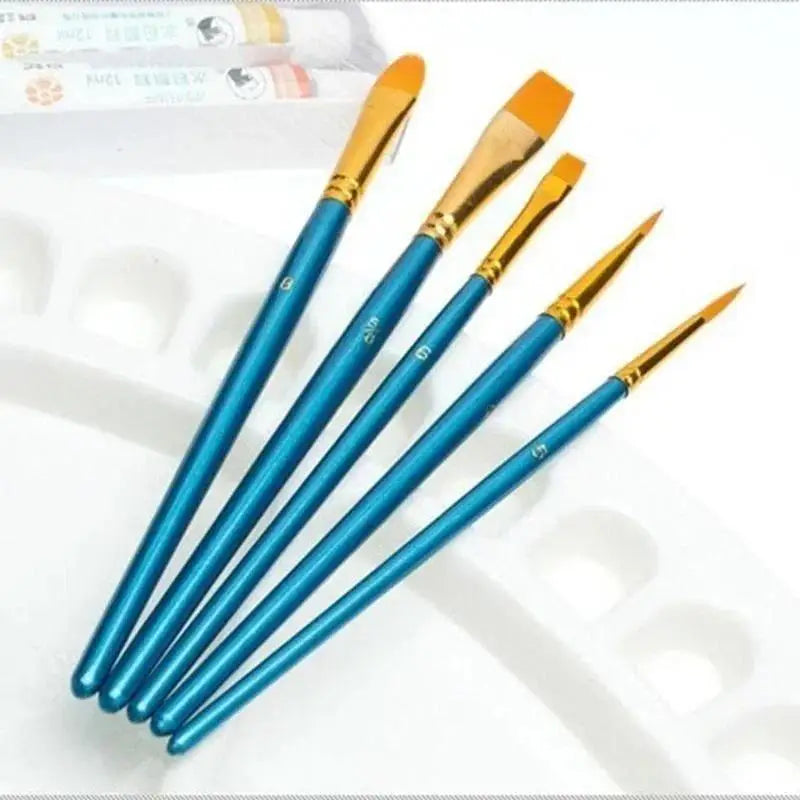 10-Piece Artist Paint Brush Set – Acrylic, Oil & Watercolor