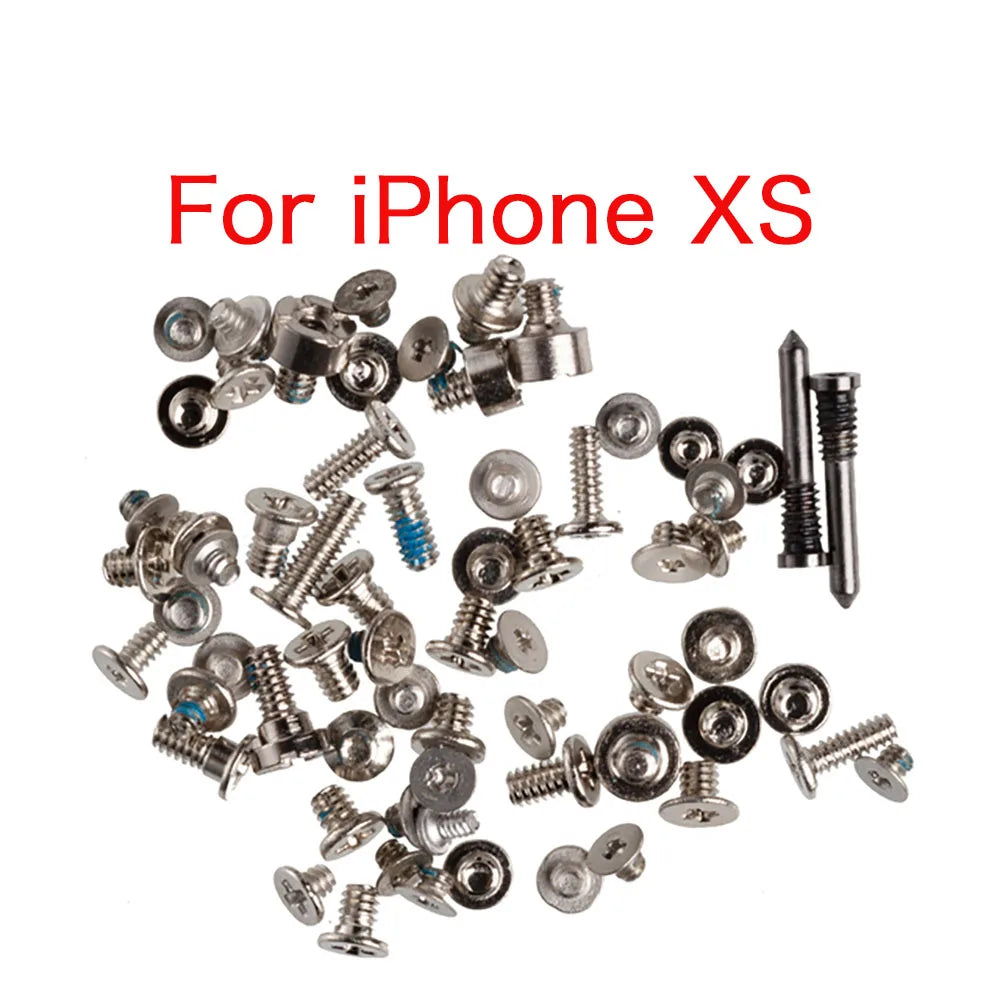 iPhone X XR XS 11 12 Pro Max Inner Full Screw Replacement Set