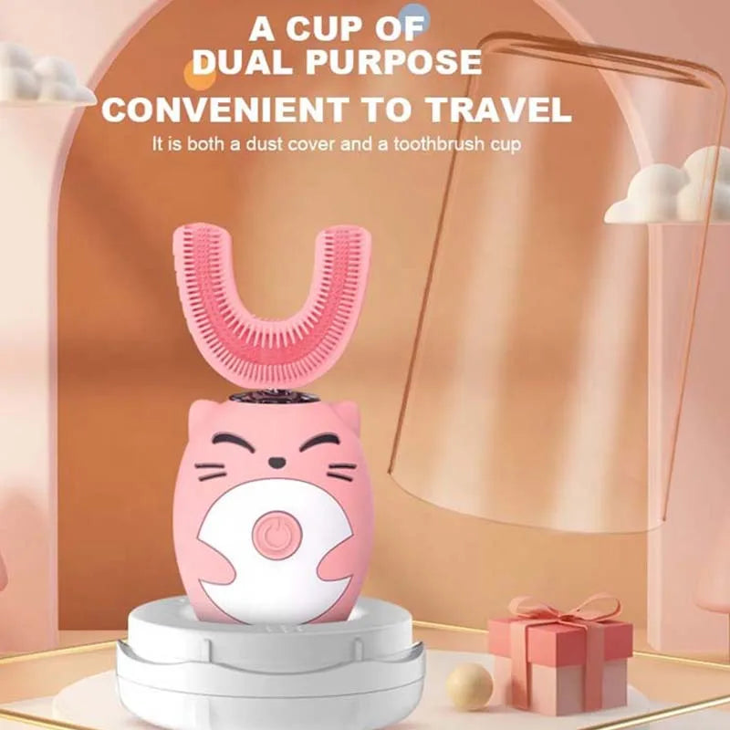 Kids U-Shaped 360° Silicone Electric Toothbrush Head Replacement