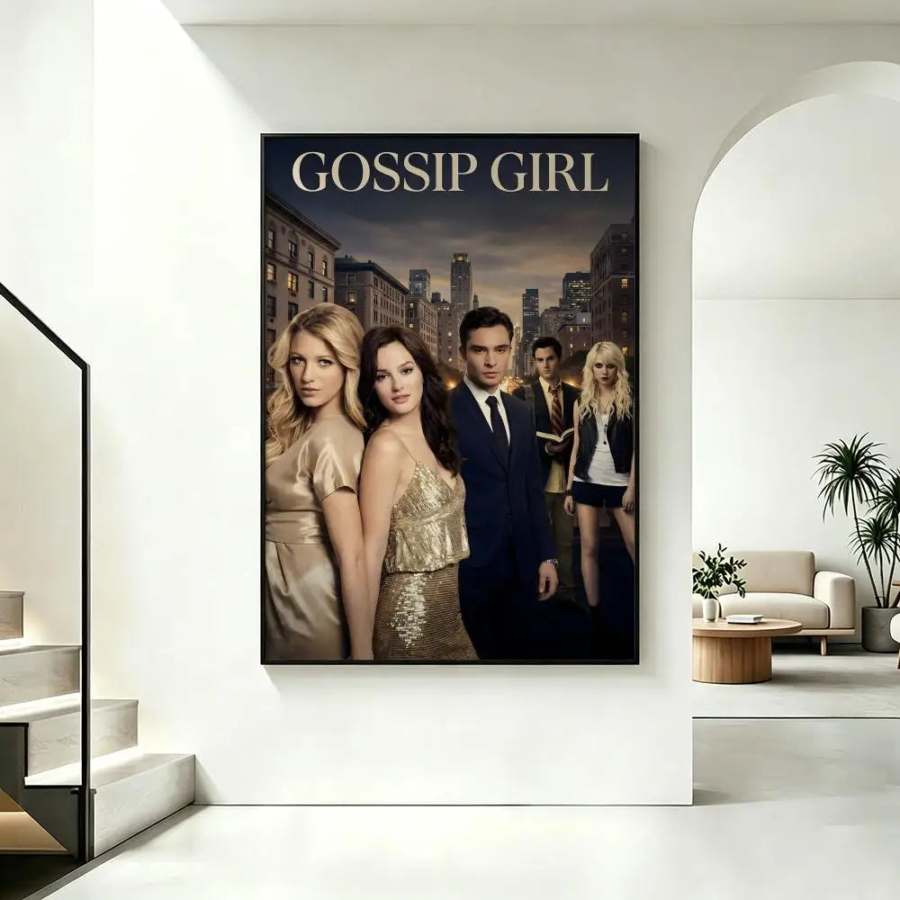 Gossip Girl HD Art Poster – Waterproof Aesthetic Wall Decor