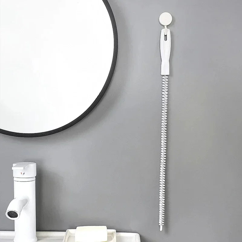 Flexible Drain Cleaning Brush – Sink & Pipe Unclogger Tool