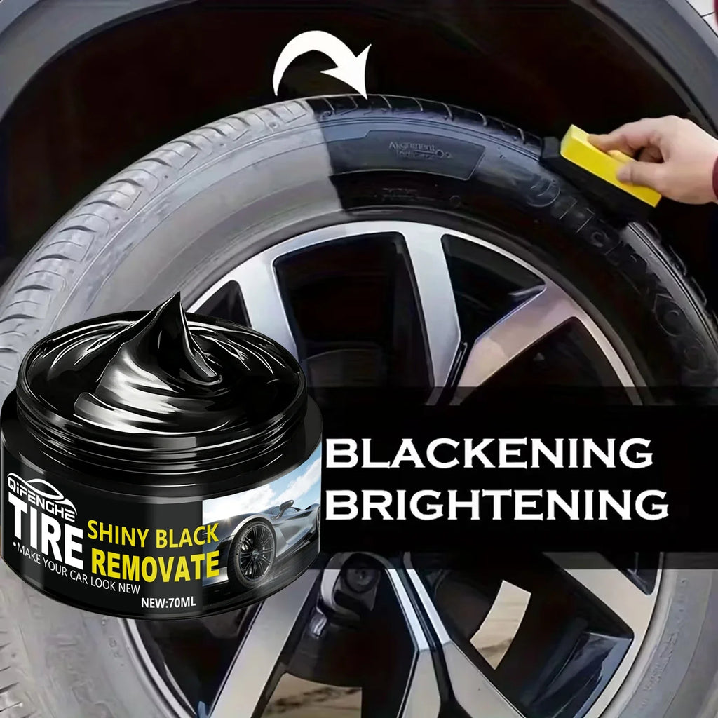Tire Polish & Plastic Protector Paste – Car, Bike & Moto