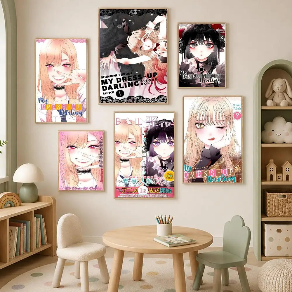 My Dress-Up Darling Self-Stick HD Wall Art Poster | Anime Decor