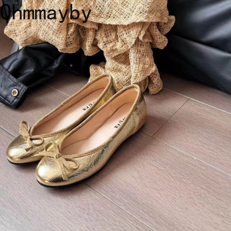Women's Slip-On Ballet Flats – Soft Round Toe Dress Shoes