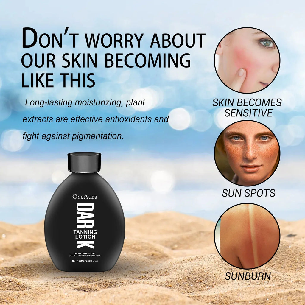OceAura Intensive Self-Tanning Bronzer Lotion – Natural Glow 100ml