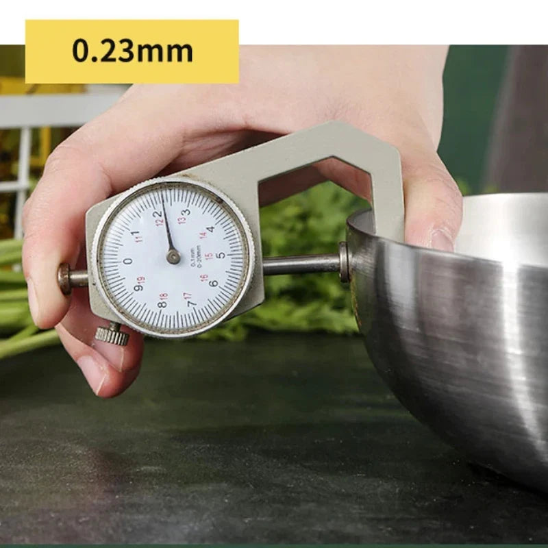 KEMORELA 304 Stainless Steel Uncoated Frying Pan | Gas & Induction