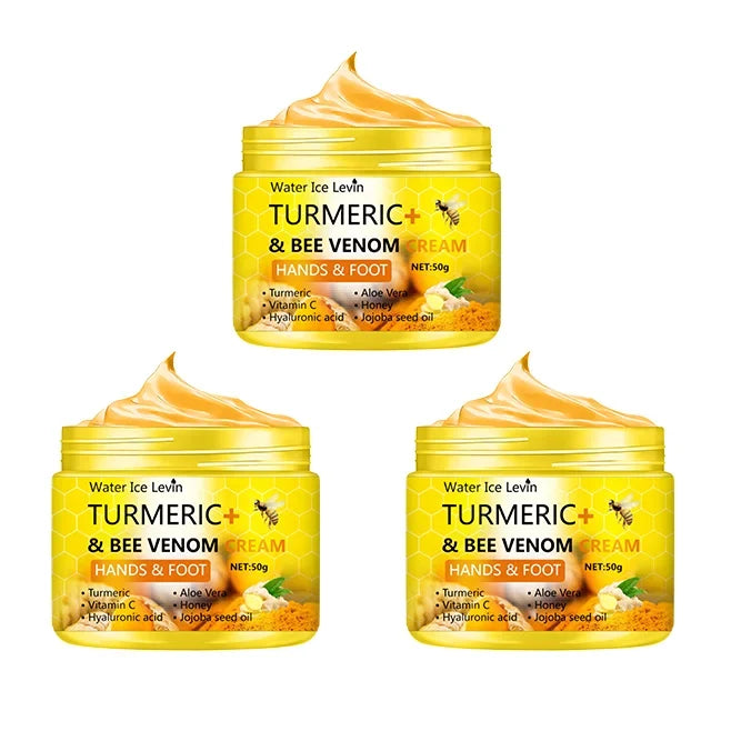 Turmeric & Bee Venom Hand & Foot Repair Cream – 50g
