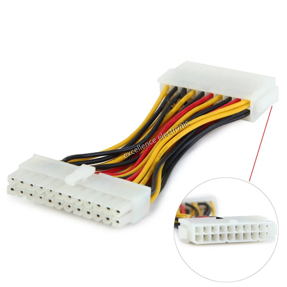 20pin Male 24pin Female Adapter Cable 20 Pin 24 ATX Connector Supply