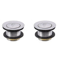 Brass Push-Button Bathtub Pop-Up Drain | Tub Replacement Part