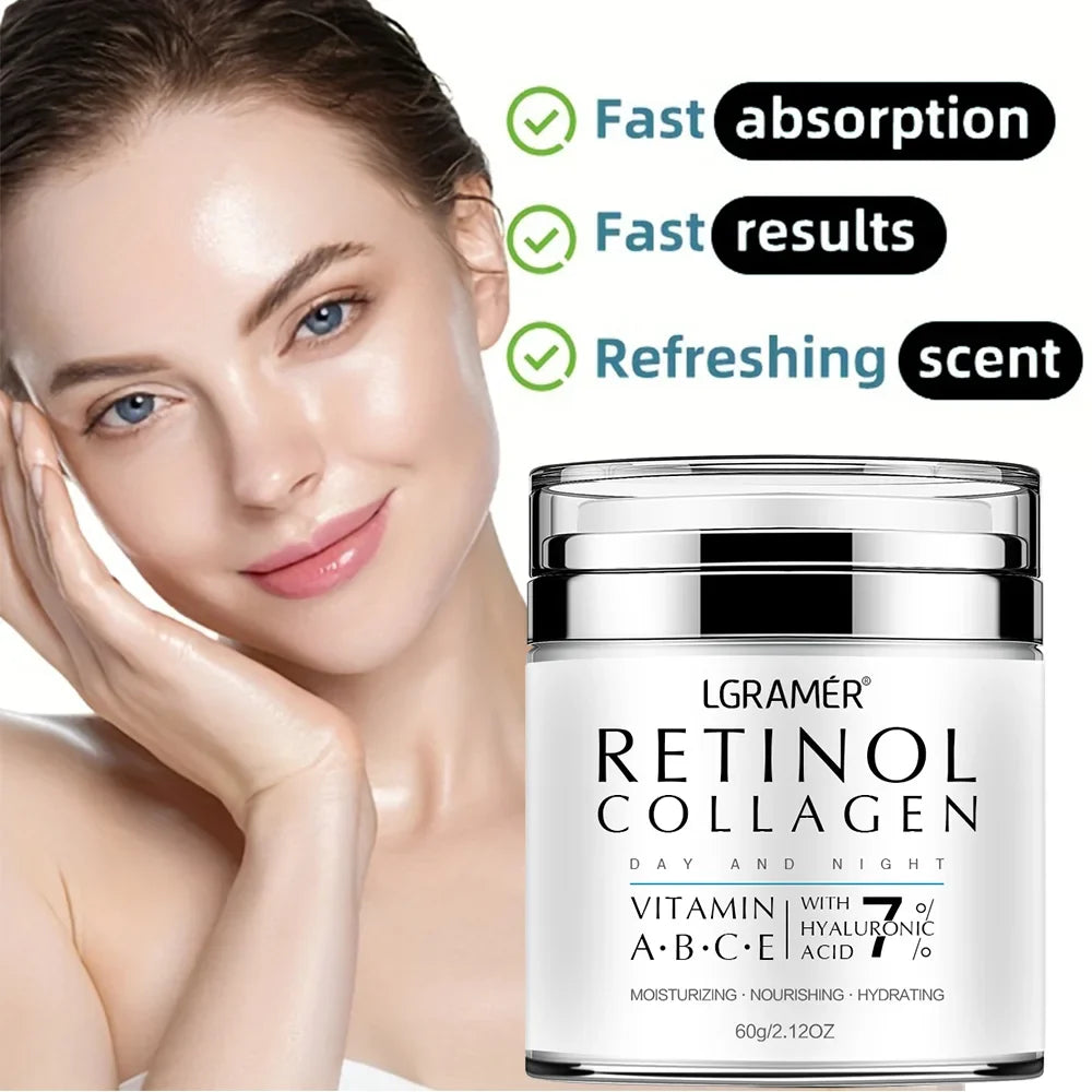 REAROYA Retinol Anti-Aging Face Cream – Collagen & Hyaluronic 60ml