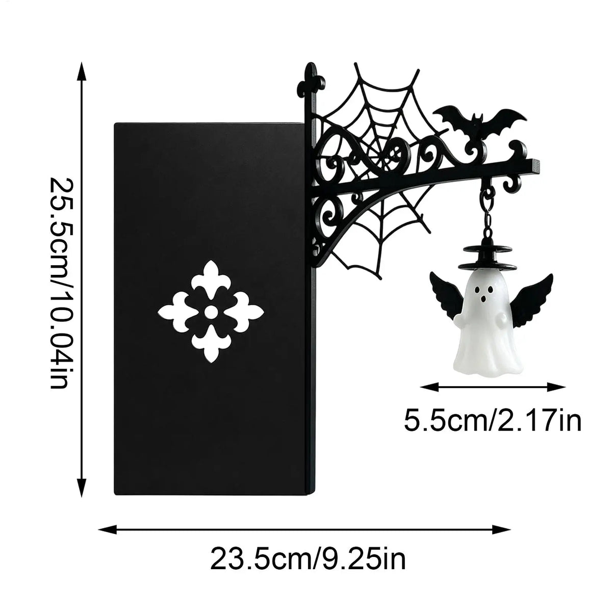 Halloween Bookshelf Lantern – Vintage Gothic Miniature Shelf Lamp