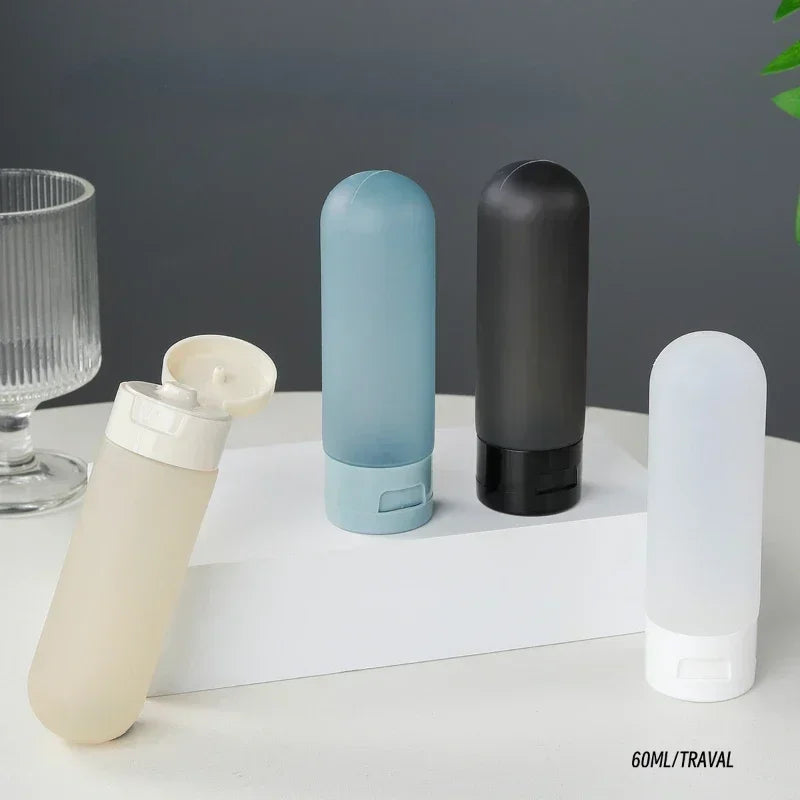 Portable Plastic Tubes Bottling Bottle Cylindrical Squeeze Bottles