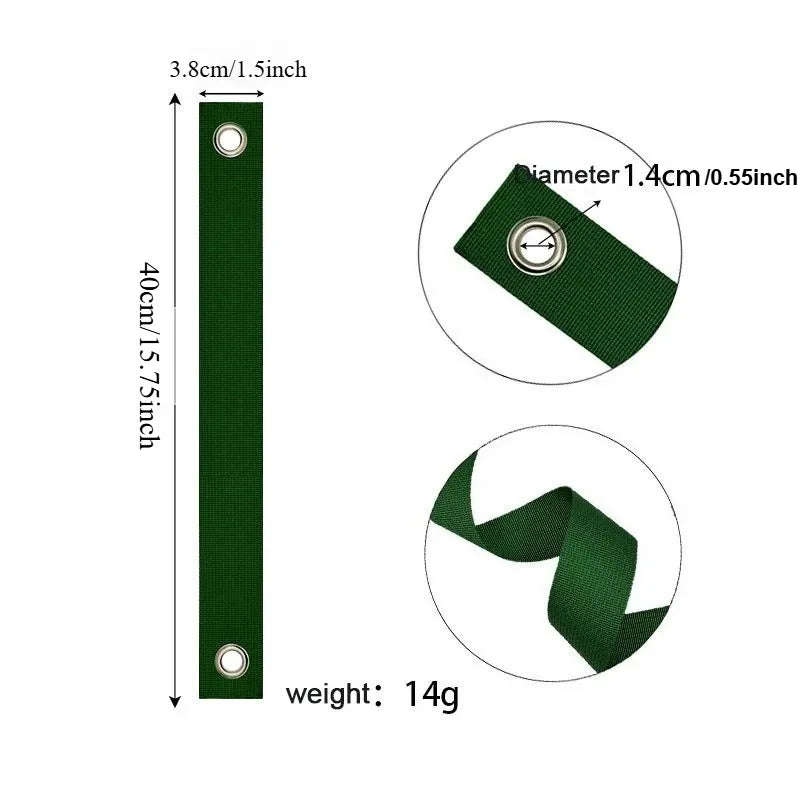 Tree Staking Straps for Saplings & Hurricane Protection – Green