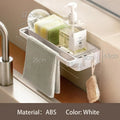 Sink Caddy Sponge Holder & Dish Brush Organizer Rack