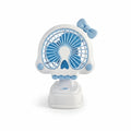 Mini USB Desktop Fan – Skull & Bow Design, 3-Speed Control
