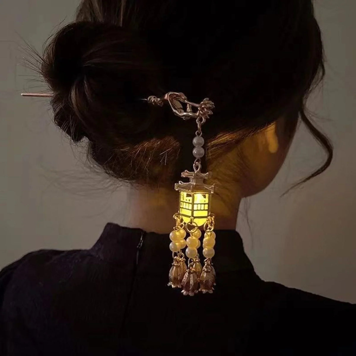Luminous Tassel Hair Sticks | Chinese Style Chignon Chopsticks