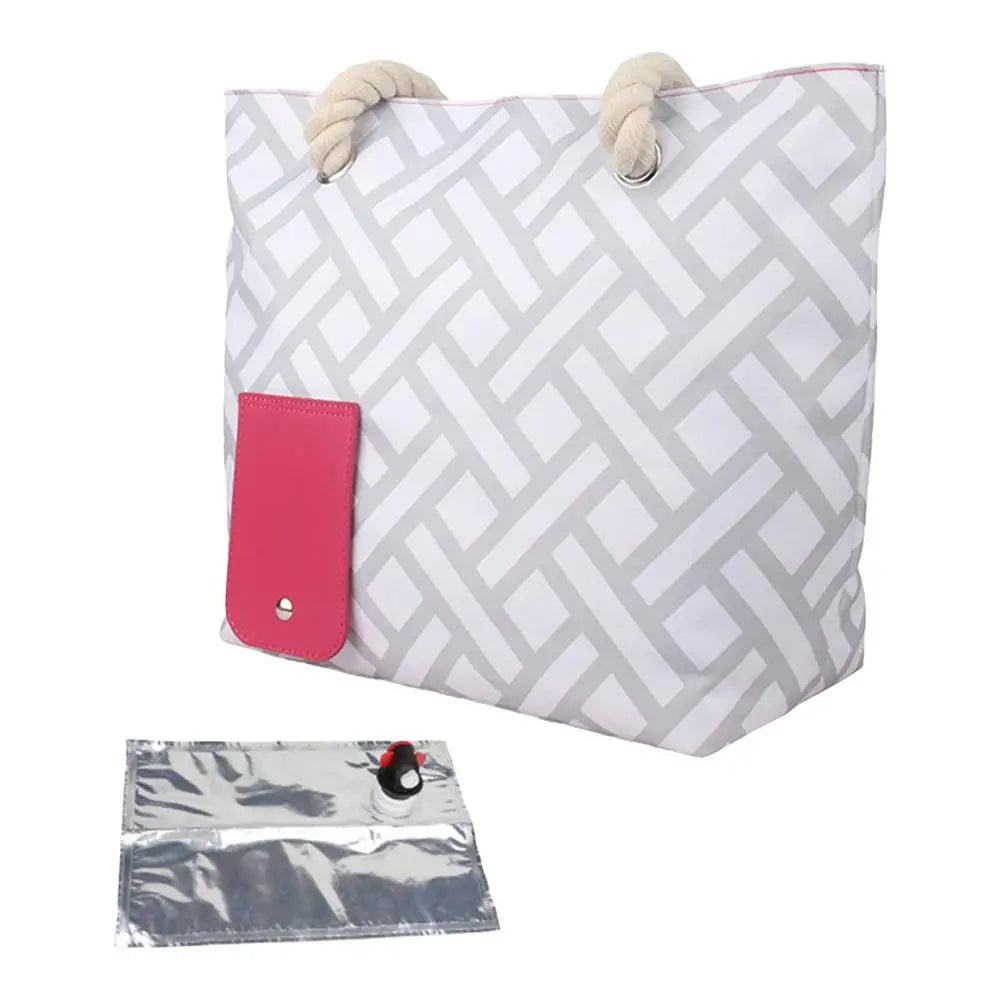 Wine Carrier Bag Travel Handle Insulated Splash-proof Preservation
