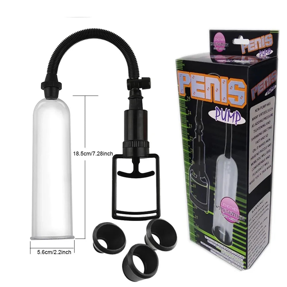 Penis Pump Mnual Enlarger Male Enhancement Erection Sex Toys Man