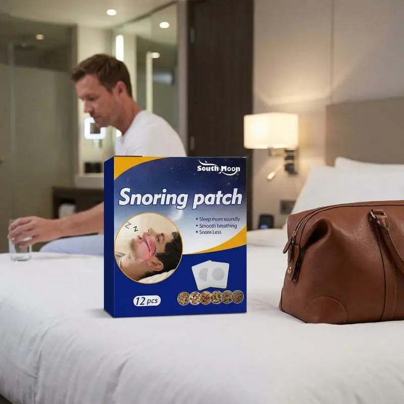 12-Pack Acupoint Sleep Strips – Quiet Night Breathing Patches