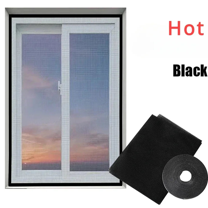 DIY Self-Adhesive Mosquito Window Screen Net | No-Tool Fit
