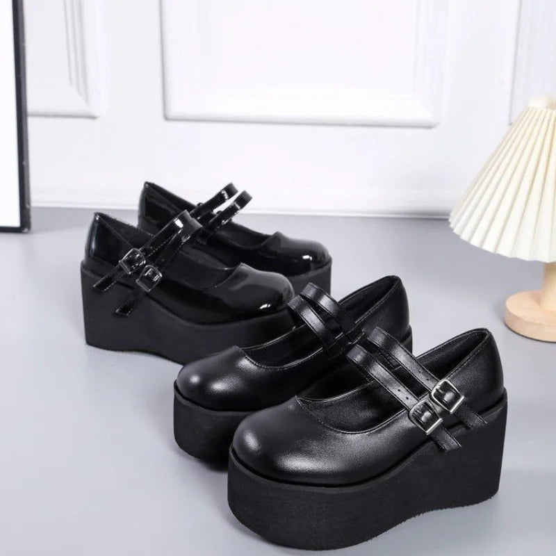 Women's Lolita Mary Jane High Heels – Gothic Sweet Pumps