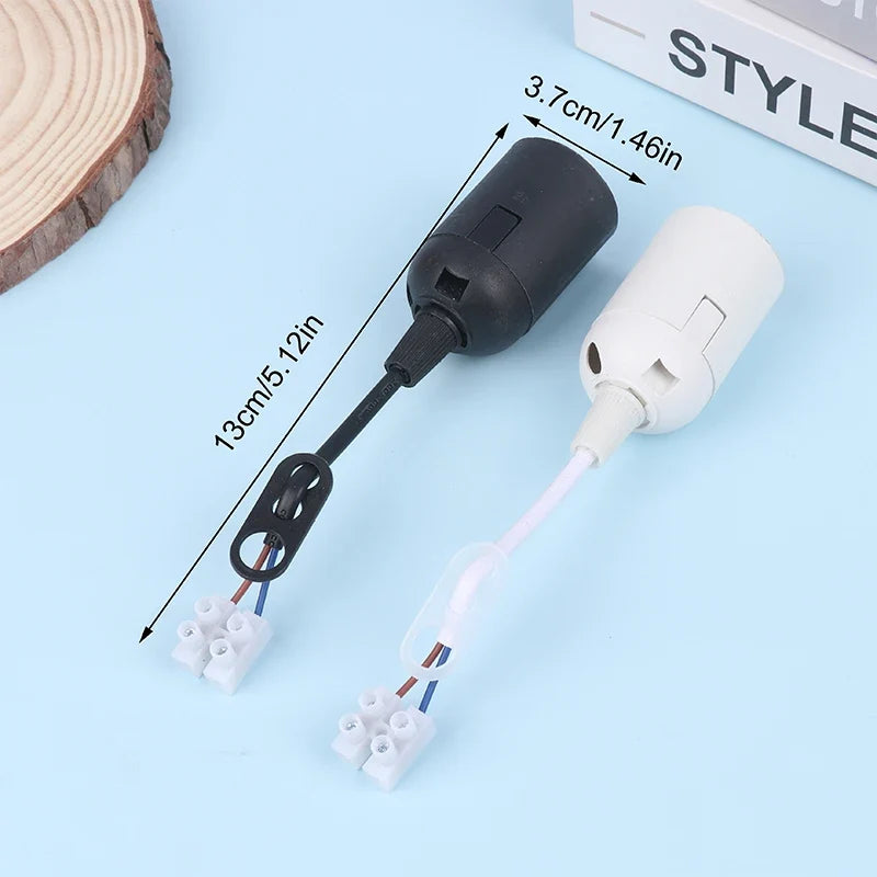5x E27 Lamp Holder Construction Socket Cable Site Renovation Lighting