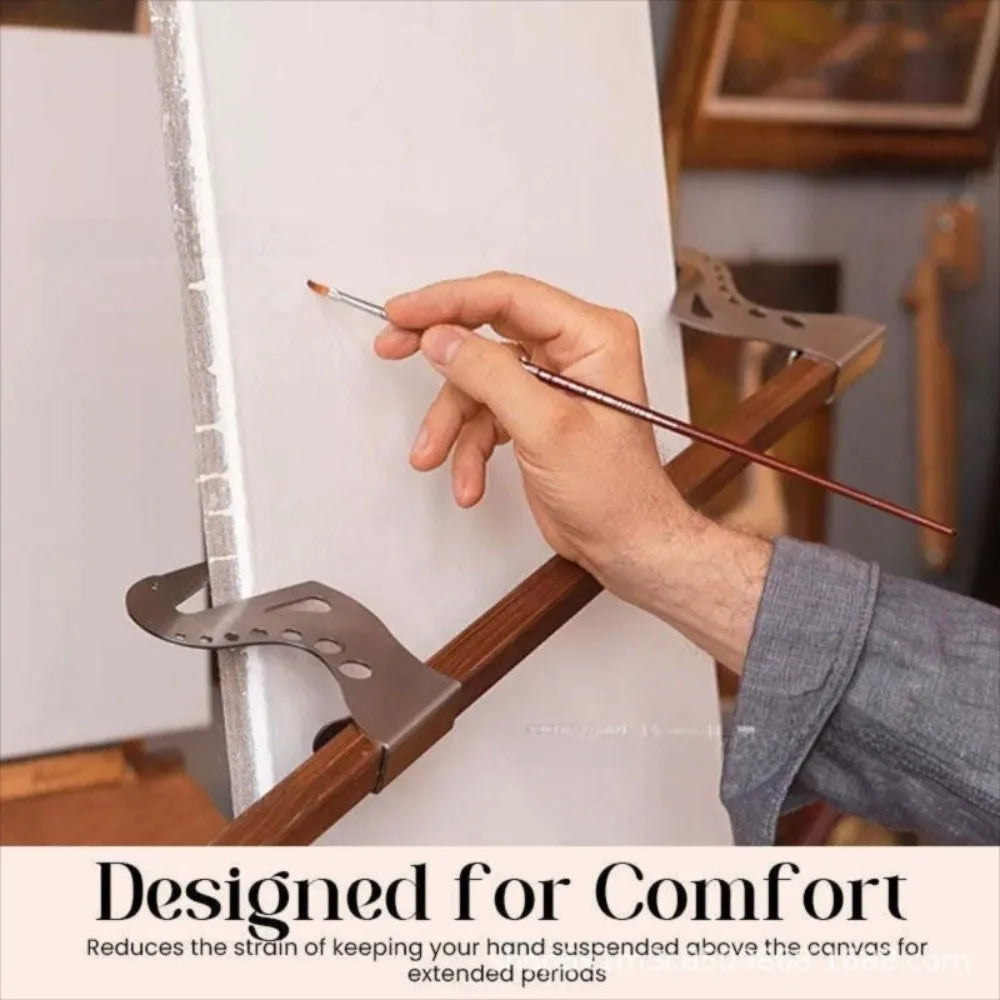 Wood Artist Hand Support Bridge – Adjustable Wrist Rest Stand