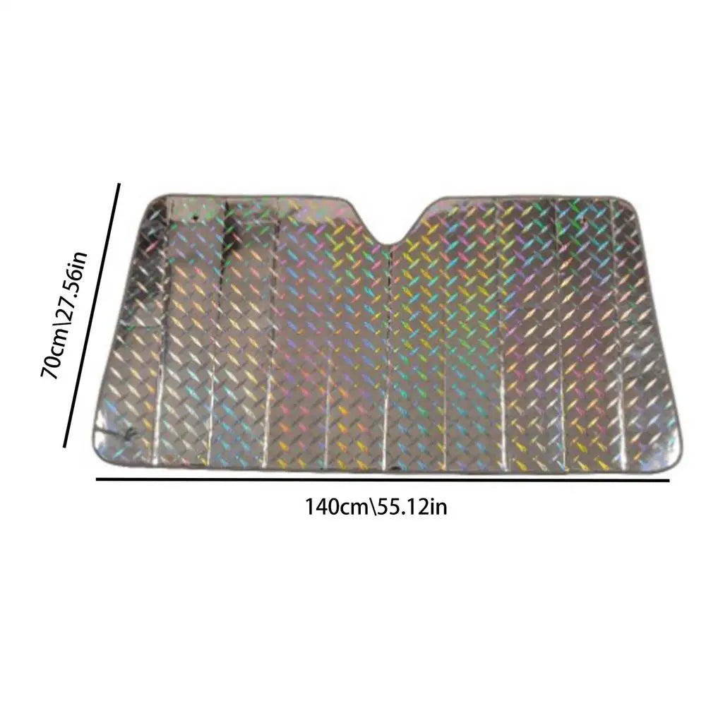 Foldable Car Windshield Sunshade | Reflective UV Protector Cover