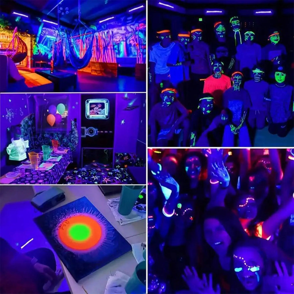 9W UV Black Light Bar – Magnetic Portable USB LED Strip