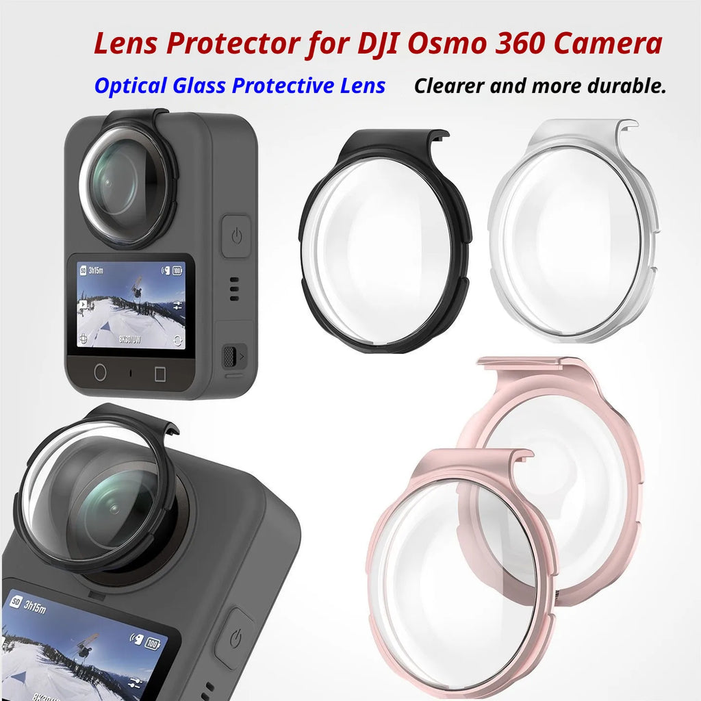 DJI Osmo 360 Tempered Glass Lens Protectors – 2-Pack