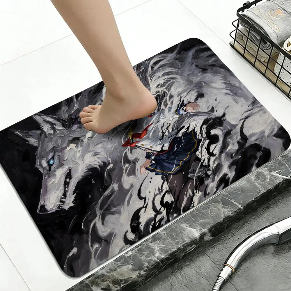 Diatomite Bath Mat – Quick Dry, Anti-Slip & Absorbent Floor Mat