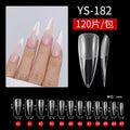 120pcs Matte Press On Nails – Oval Almond Soft Gel Full Cover