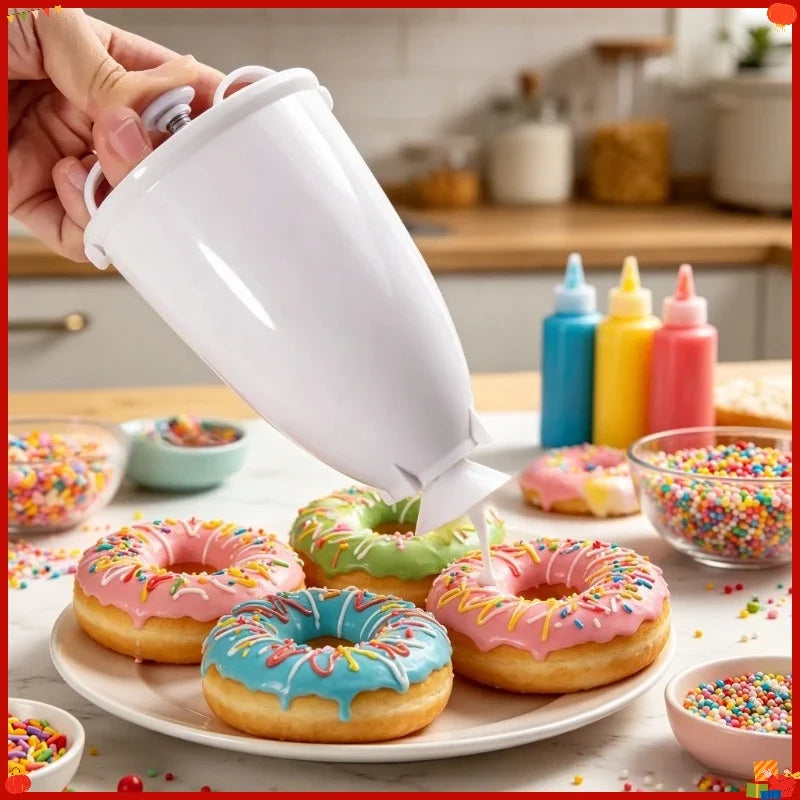 Plastic Donut Maker Waffle Molds Kitchen Accessory Bakeware Doughnut