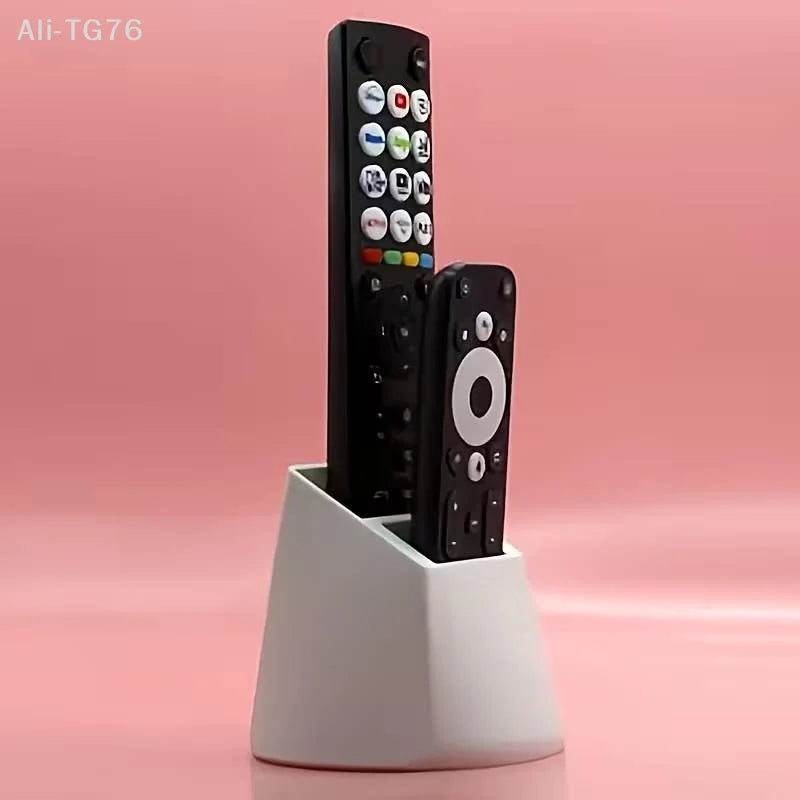 2-Grid Desktop Remote Control Holder & Organizer Rack