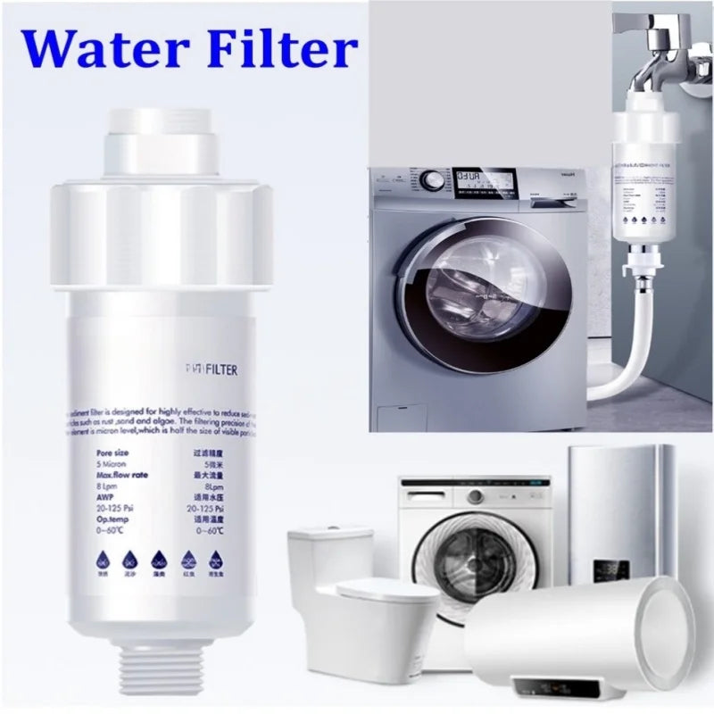5-Inch PRE Water Filter Cartridge – Shower, Faucet & Appliance