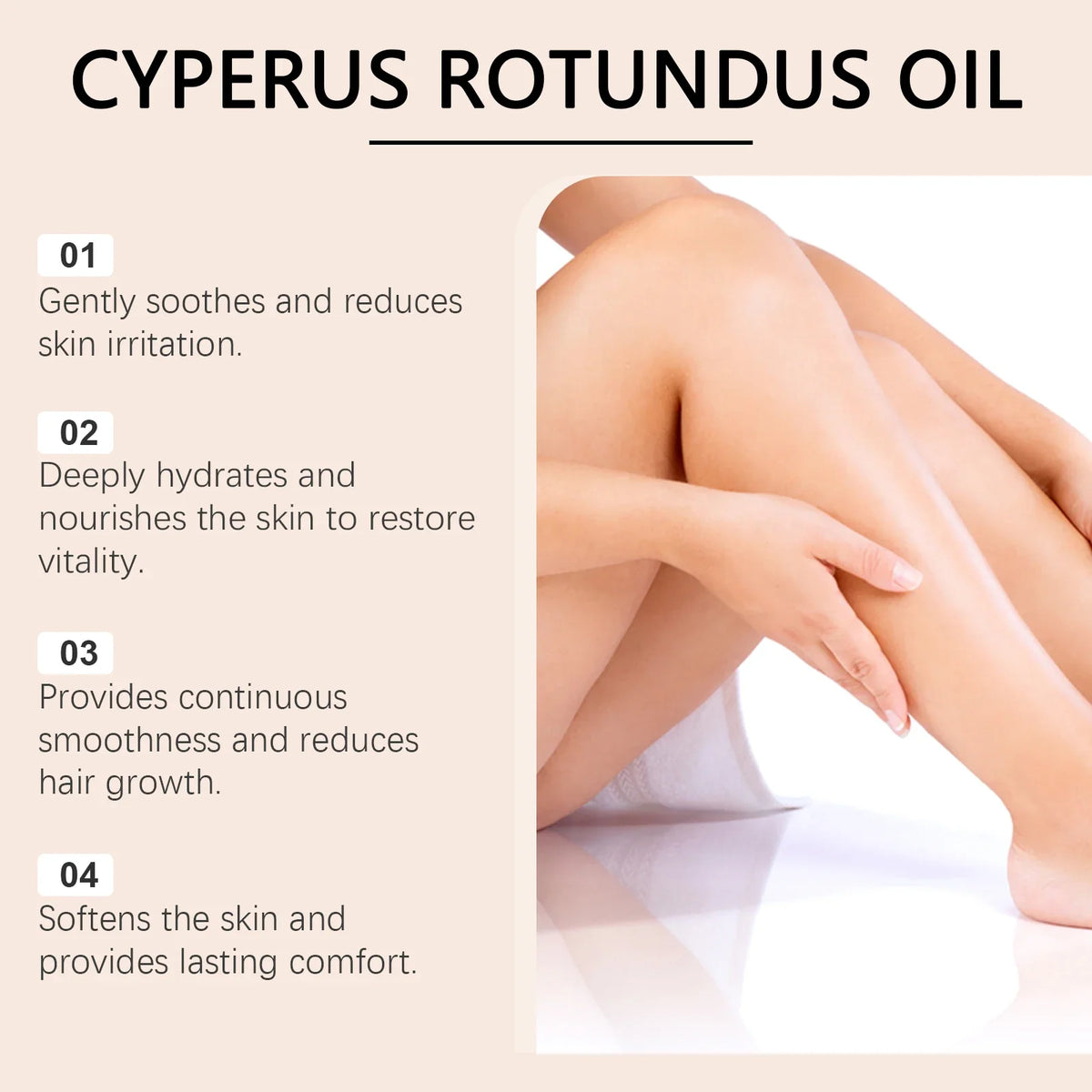 OceAura Hair Inhibitor Serum – Body Hair Removal Oil 60ml