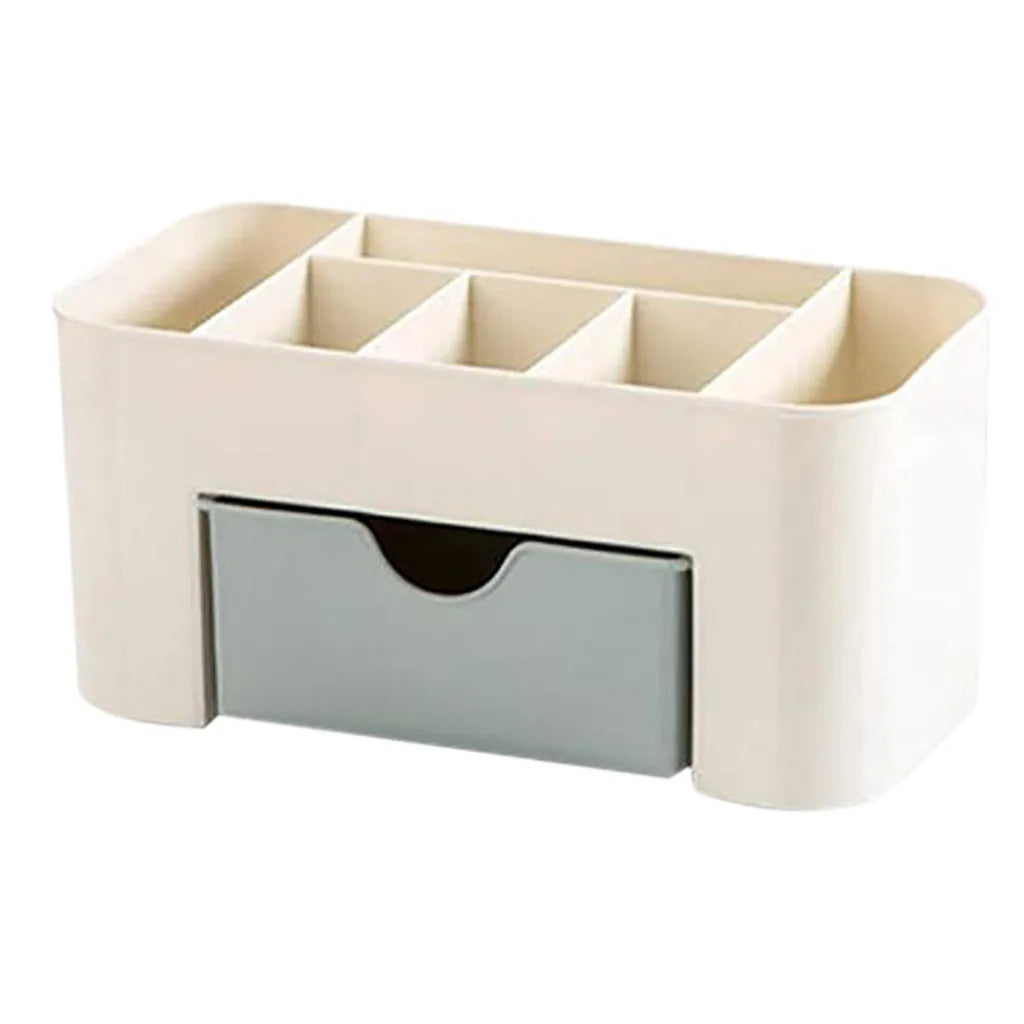 Double Layer Makeup & Jewelry Organizer with Drawers