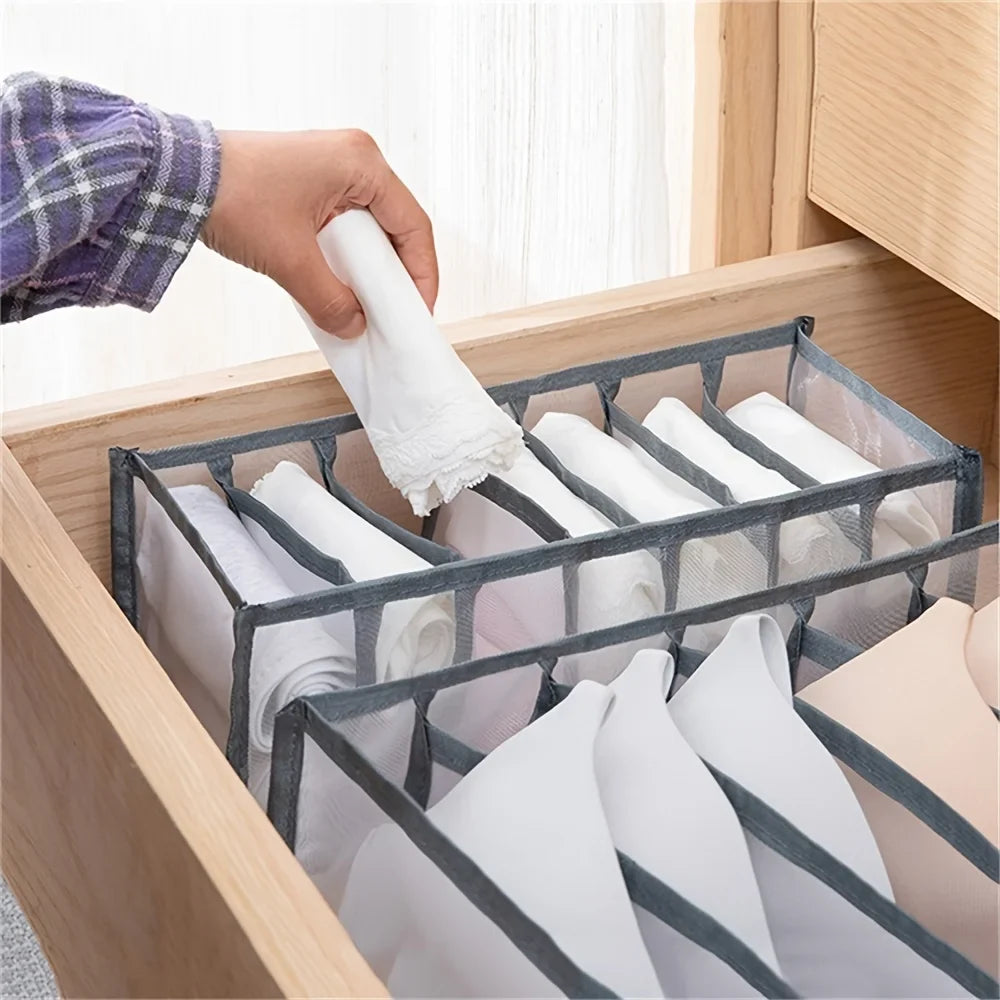 Sock Underwear Organizer Divider Collapsible Closet Storing Socks