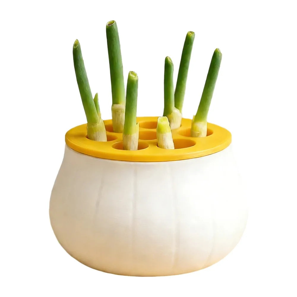 Vertical Hydroponic Green Onion Planter | 7-Hole Space-Saving