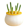 Vertical Hydroponic Green Onion Planter | 7-Hole Space-Saving