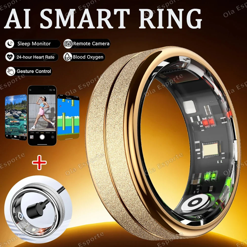 Ola Esporte Smart Ring – Heart Rate, SpO₂ & Sleep Tracker