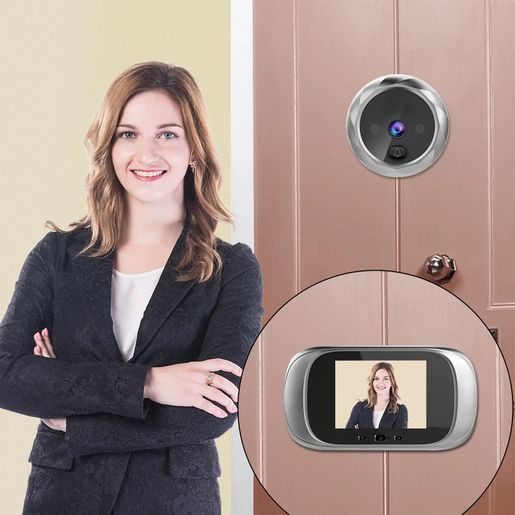 2 8-inch Night Vision Photo Shooting Digital Door Monitoring Viewer