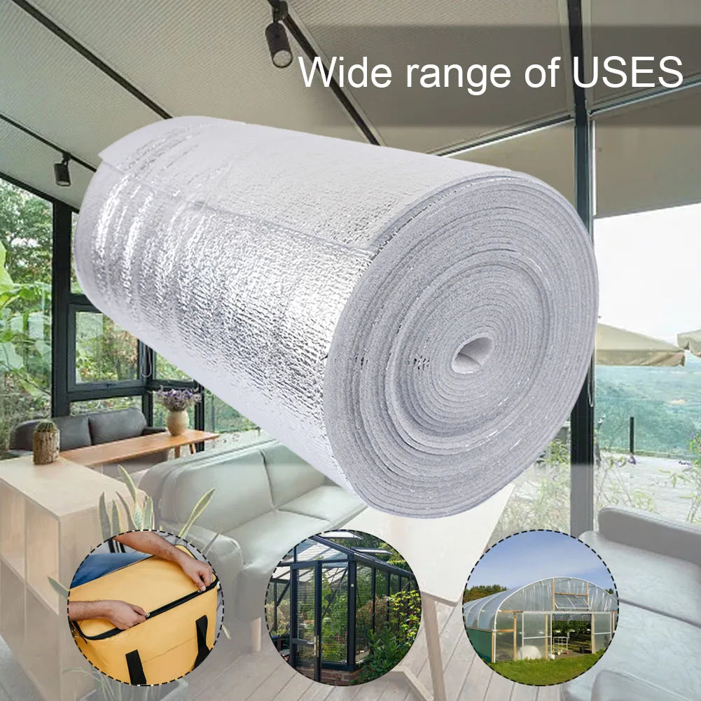 5m 10m Wall Thermal Insulation Reflective Film Aluminum Foil Roof