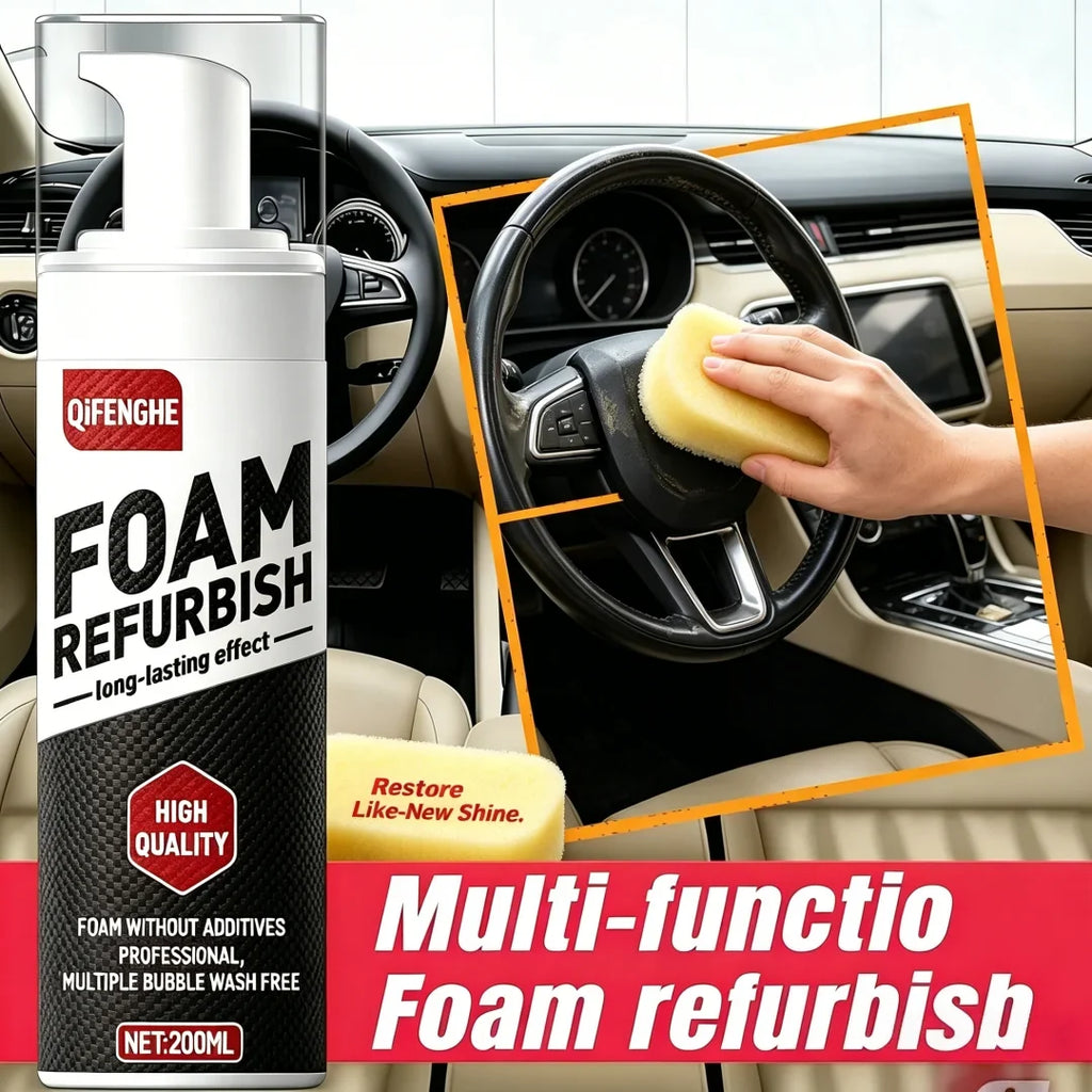 200ml Car Foam Cleaner – Interior & Exterior Stain Remover