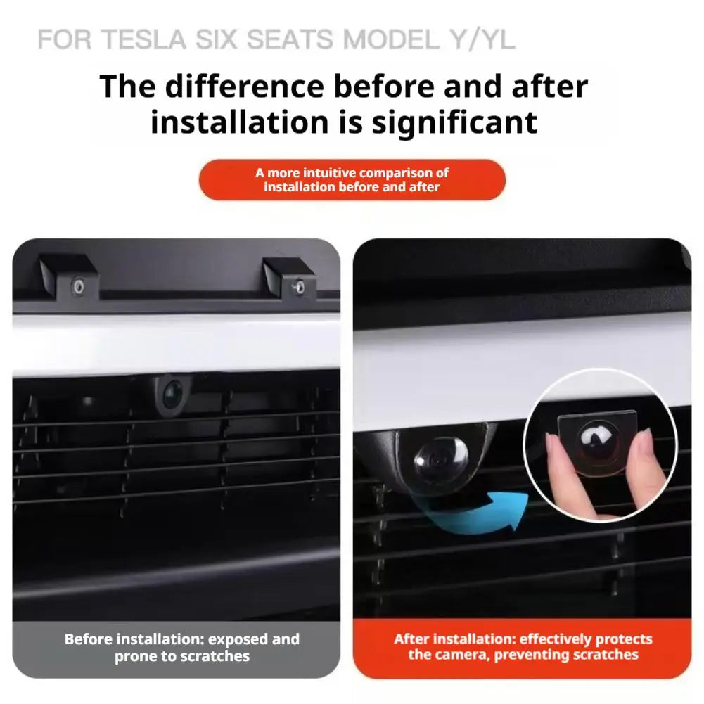 Tesla Model Y Camera Lens Protector – Anti-Scratch PVC Cover