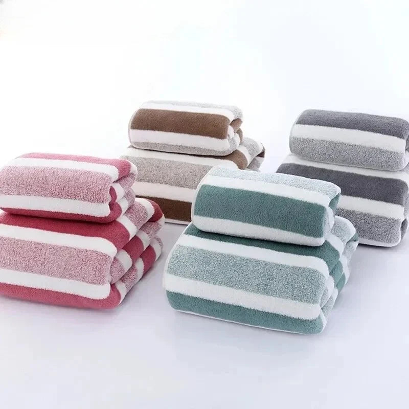 Soft Absorbent Couple Bath Towels | Large Wrapping Towel Set